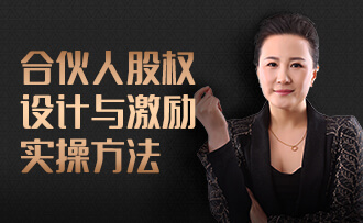 陶矜  合伙人股权设计与激励实操方法